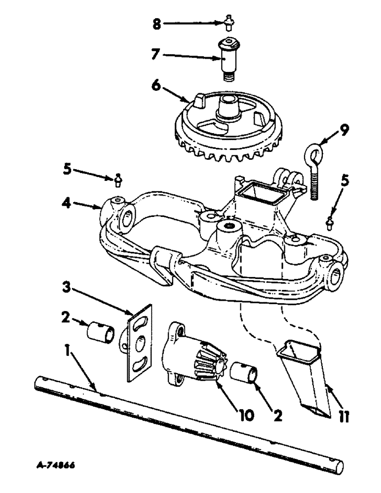 Схема запчастей Case IH 488 - (F-07) - HOPPER DRIVE, FOR 488 AND 688 PLANTERS 