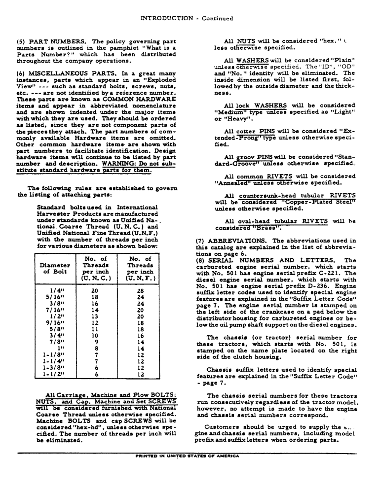 Схема запчастей Case IH 460 - (002) - INTRODUCTION - SERIAL NUMBER LOCATIONS (00) - GENERAL