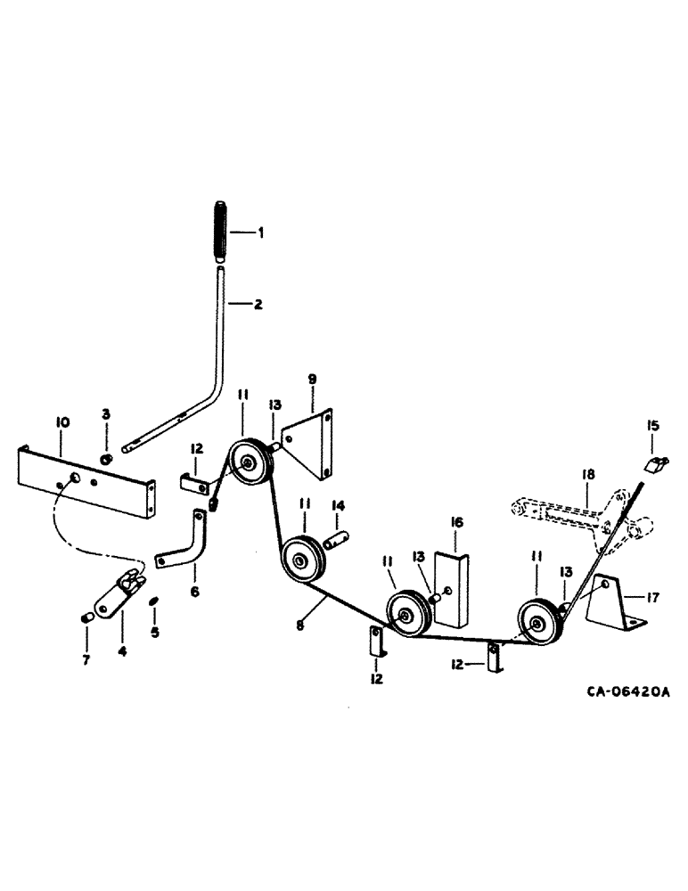 Схема запчастей Case IH 1480 - (26-19) - GRAIN TANK, GRAIN TANK UNLOADER CONTROL, SERIAL NO. 24001 AND ABOVE Grain Tank