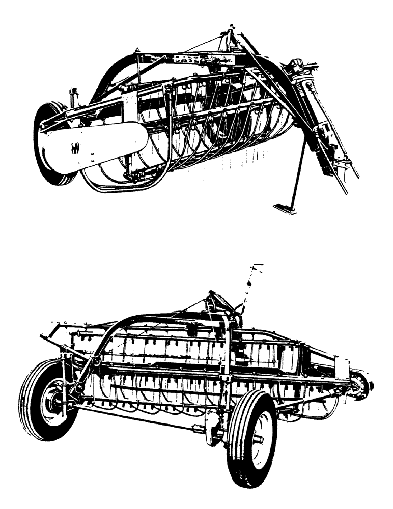 Схема запчастей Case IH 200 - (01A) - HYDRAULIC CONTROL RAKE 