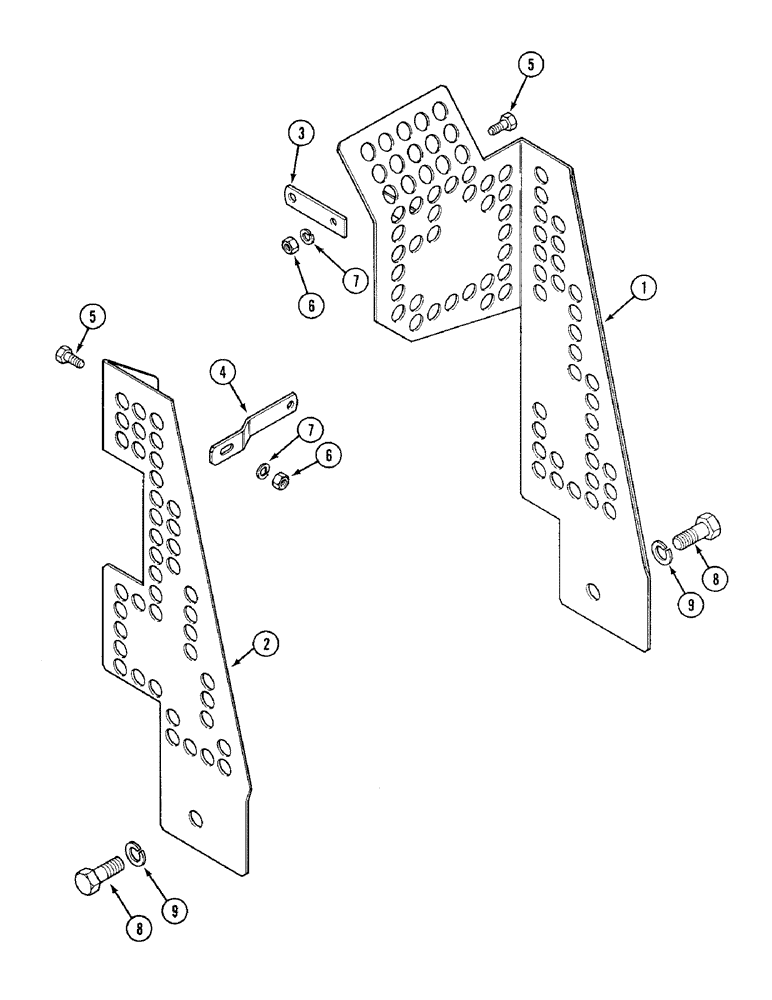 Схема запчастей Case IH 1394 - (9-420) - GUARDS - DRIVE BELTS AND PULLEYS, TRACTORS WITH CAB (09) - CHASSIS/ATTACHMENTS
