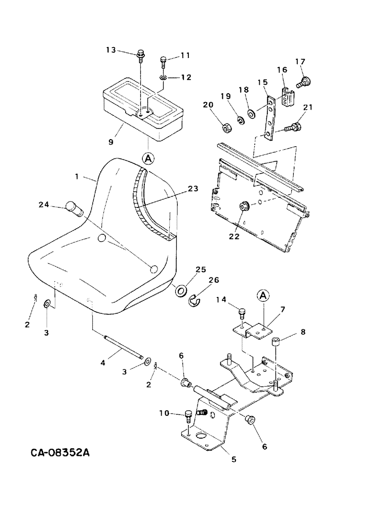 Схема запчастей Case IH 254 - (13-14[1]) - SUPERSTRUCTURE, ROLL OVER PROTECTIVE STRUCTURE (05) - SUPERSTRUCTURE