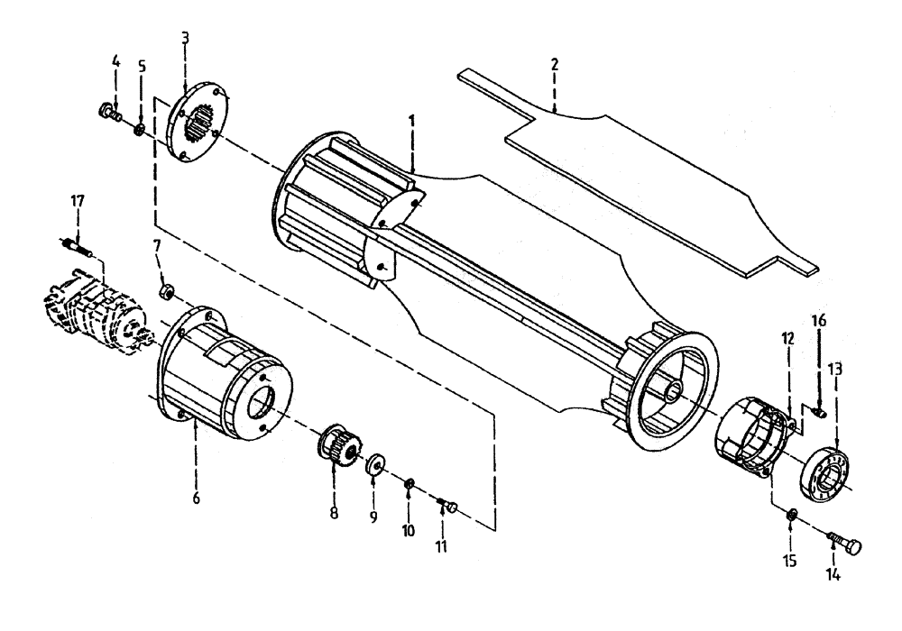 Схема запчастей Case IH 7000 - (A02-40) - BUTTLIFT ROLLER - LEG BASECUTTER, UP TO AND INCLUDING SERIAL #7907 Mainframe & Functioning Components
