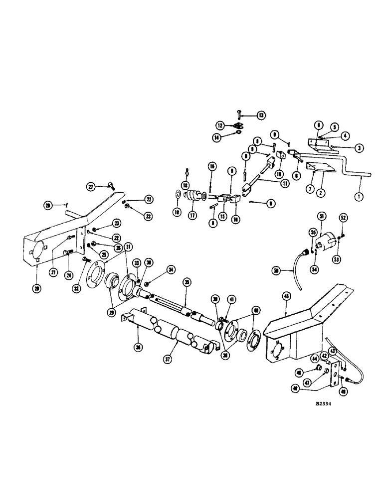 Схема запчастей Case IH 960 - (098) - VARIABLE SPEED JACKSHAFT CRANK AND TACHOMETER (66) - THRESHING