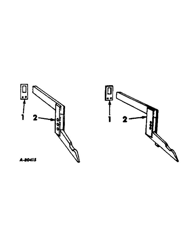 Схема запчастей Case IH 61 - (L-3) - TWO-POINT FAST-HITCH COMPLETING PACKAGE, FOR FARMALL AND 