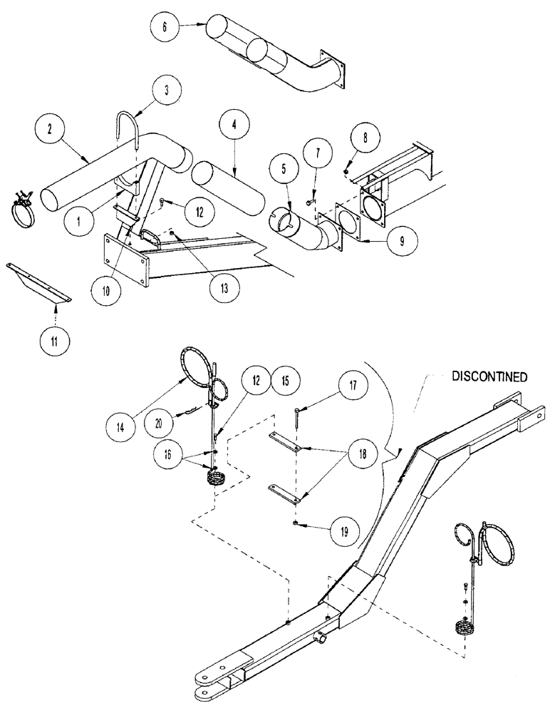 Схема запчастей Case IH 1100 - (E24) - SINGLE/DUAL AIRSTREAM 