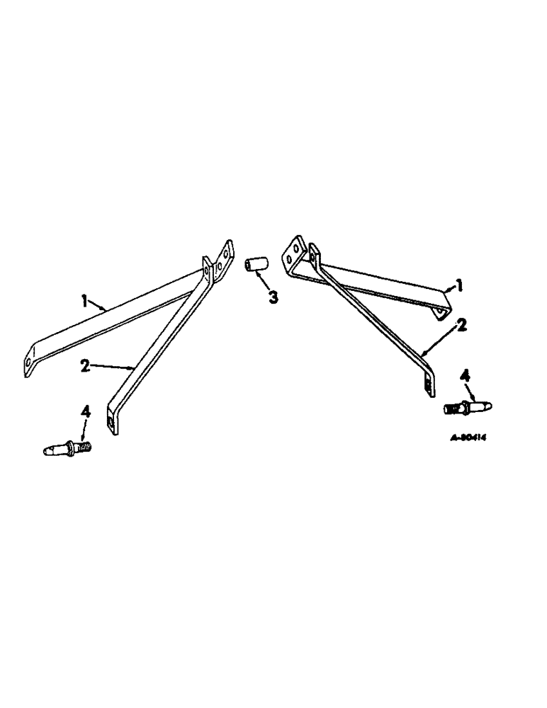 Схема запчастей Case IH 120 - (W-08) - THREE-POINT HITCH COMPLETING PACKAGE 