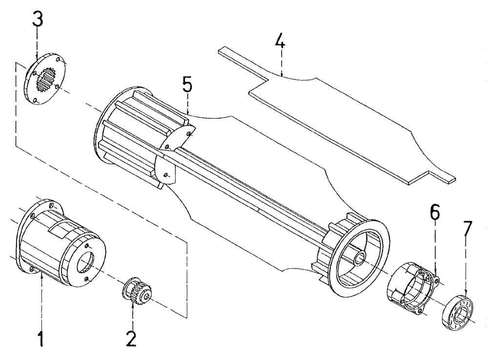 Схема запчастей Case IH 7700 - (G01[10]) - BUTTLIFT ROLLER, LEG BASECUTTER Leg Base Cutter