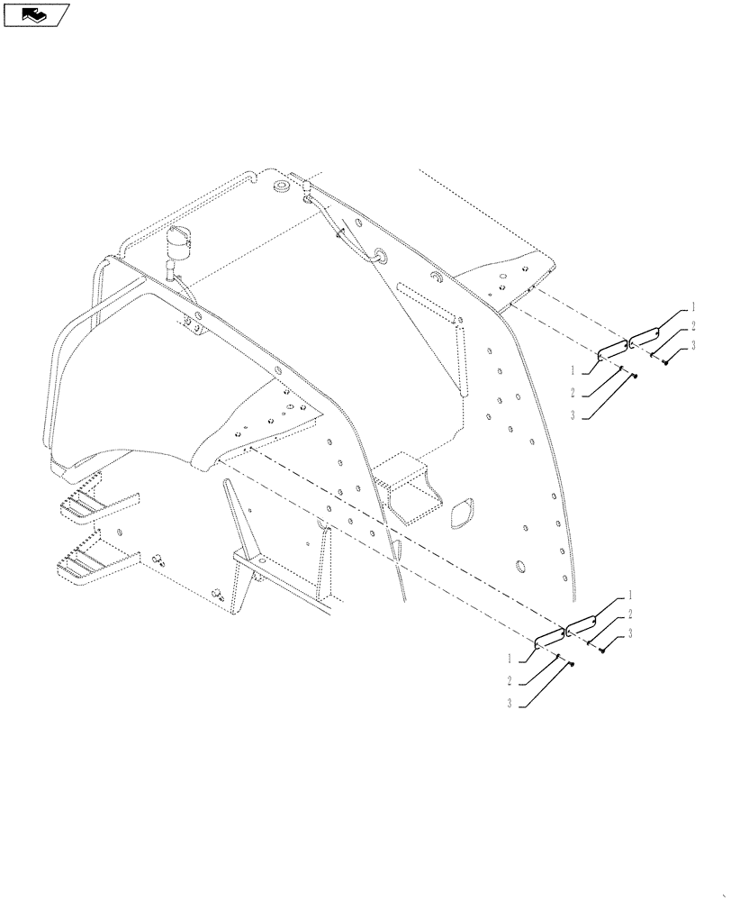 Схема запчастей Case IH STEIGER 350 - (55.404.09[01]) - TAIL LAMP - EUROPE (55) - ELECTRICAL SYSTEMS