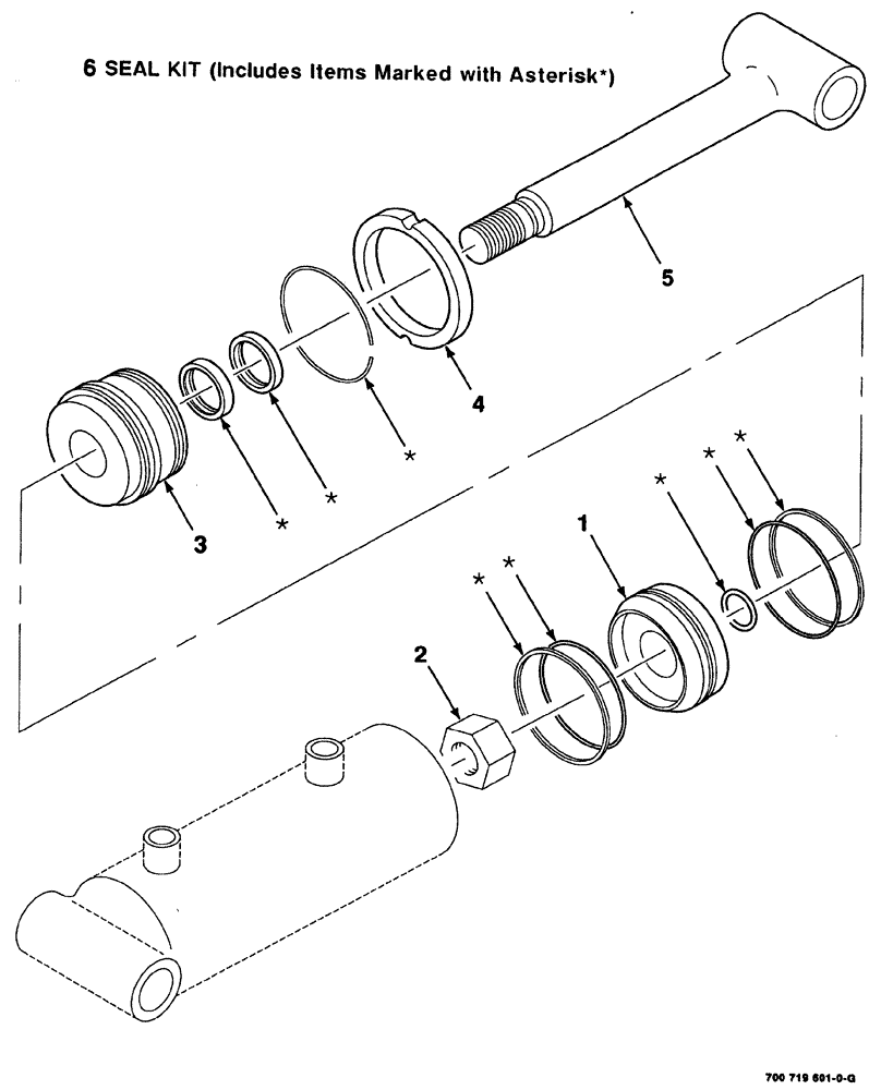 Схема запчастей Case IH 8880HP - (08-046) - HYDR. SLAVE CYL. ASSY. - RIGHT (2-3/4 INCH BORE X 5 INCH STROKE) (S.N. CFH0155350 AND LATER) (35) - HYDRAULIC SYSTEMS