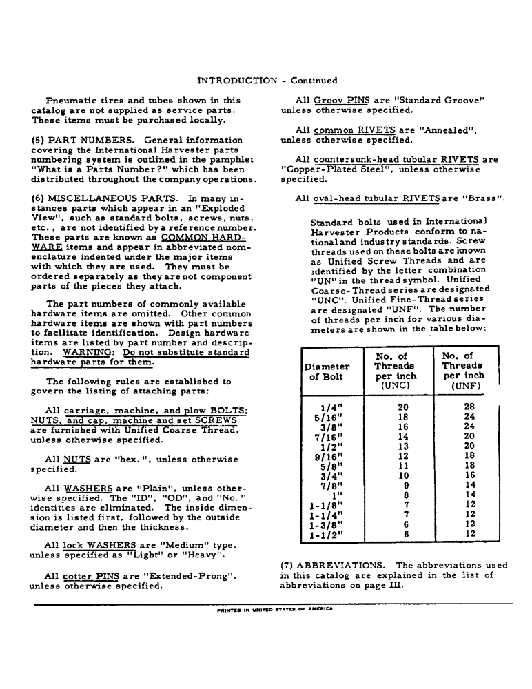 Схема запчастей Case IH 510 - (2-A) - INTRODUCTION-CONTINUED 
