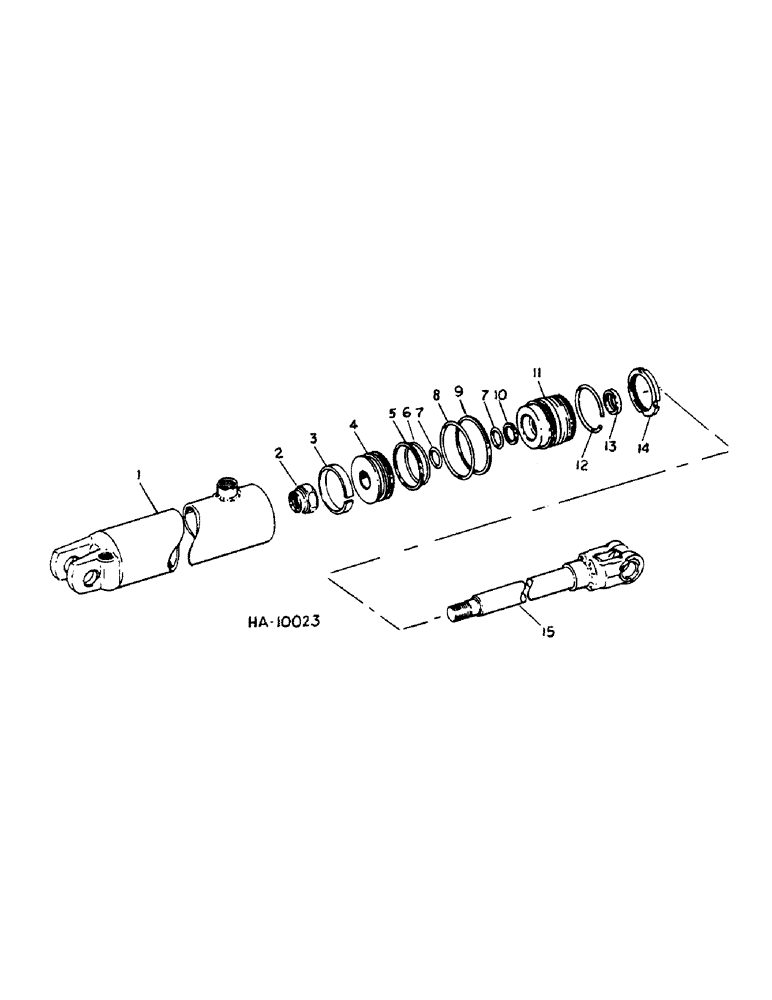 Схема запчастей Case IH 55 - (J-26) - SLAVE HYDRAULIC CYLINDER, CESSNA 