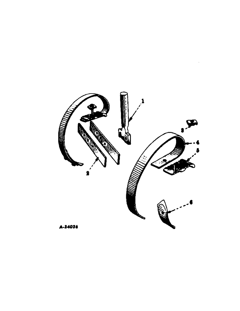 Схема запчастей Case IH 68 - (J-15[A]) - SPRING TEETH, DOUBLE 