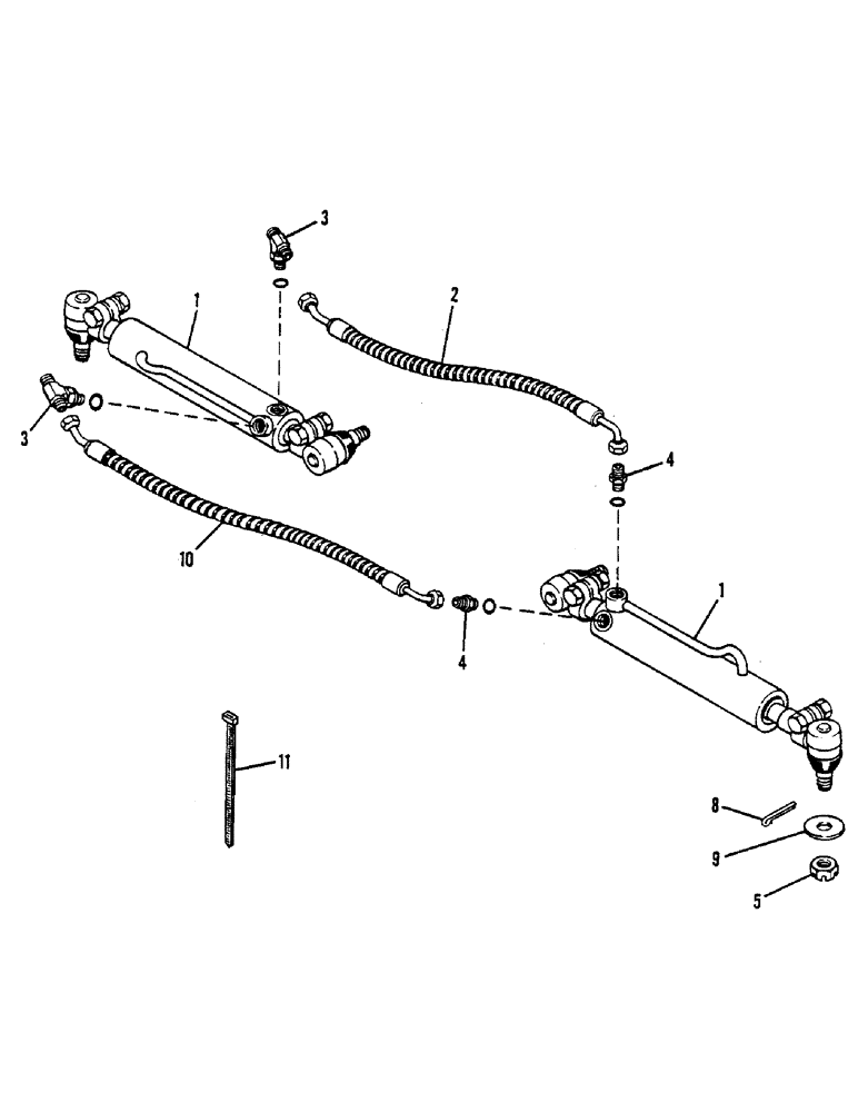 Схема запчастей Case IH 1390 - (H1-1) - STEERING SYSTEM (05) - STEERING
