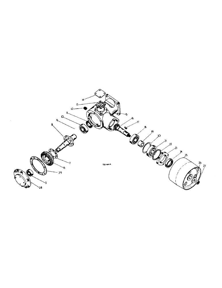 Схема запчастей Case IH 354 - (6-29) - ATTACHMENTS, BELT PULLEY AND SHIELD ATTACHMENT Attachments