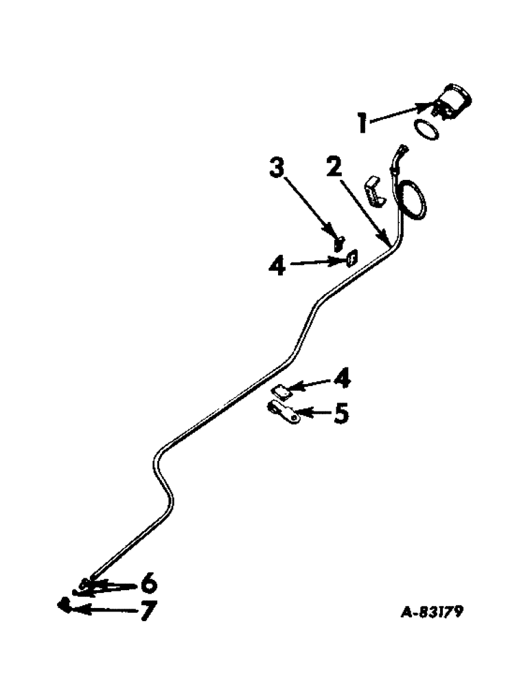 Схема запчастей Case IH B414 - (057) - LUBRICATION SYSTEM, OIL PRESSURE GAUGE AND CONNECTIONS, DIESEL ENGINE TRACTORS Lubrication System