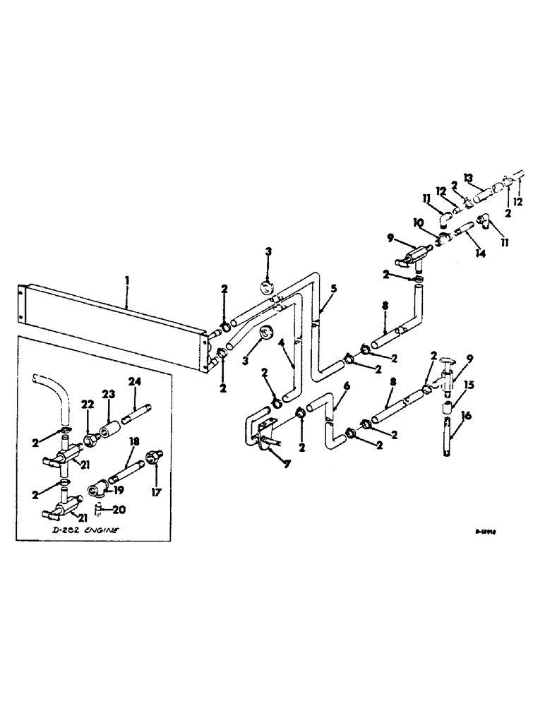 Схема запчастей Case IH 414 - (217) - CAB HEATER ATTACHMENT (50) - CAB CLIMATE CONTROL