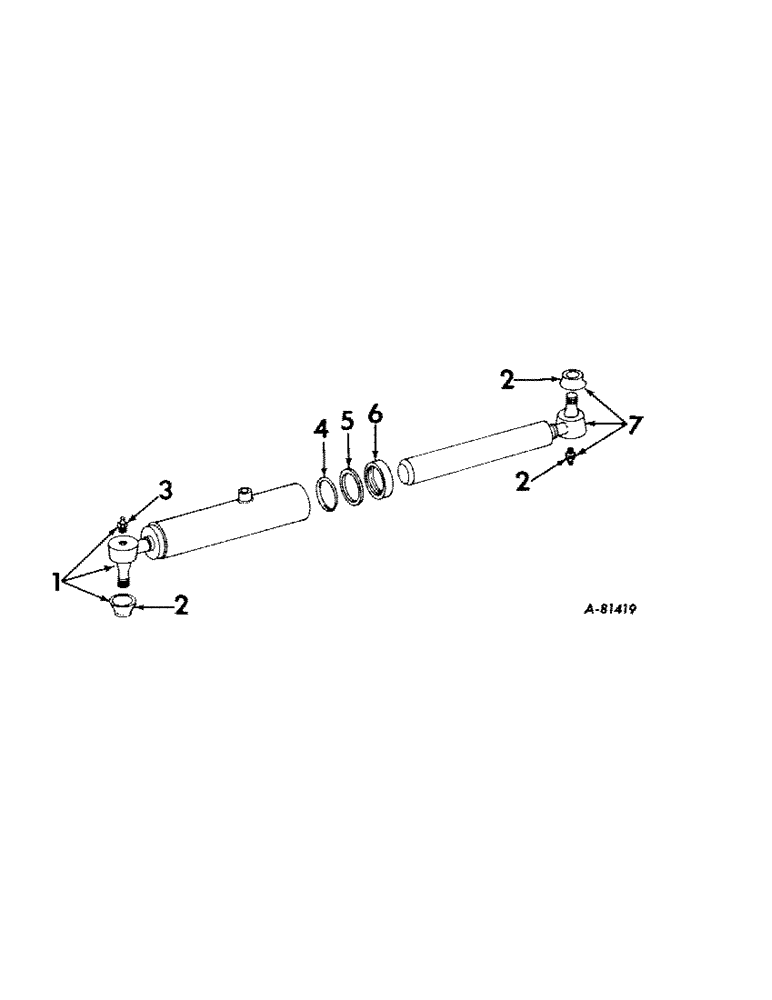 Схема запчастей Case IH 2424 - (106) - STEERING MECHANISM, POWER STEERING CYLINDER Steering Mechanism