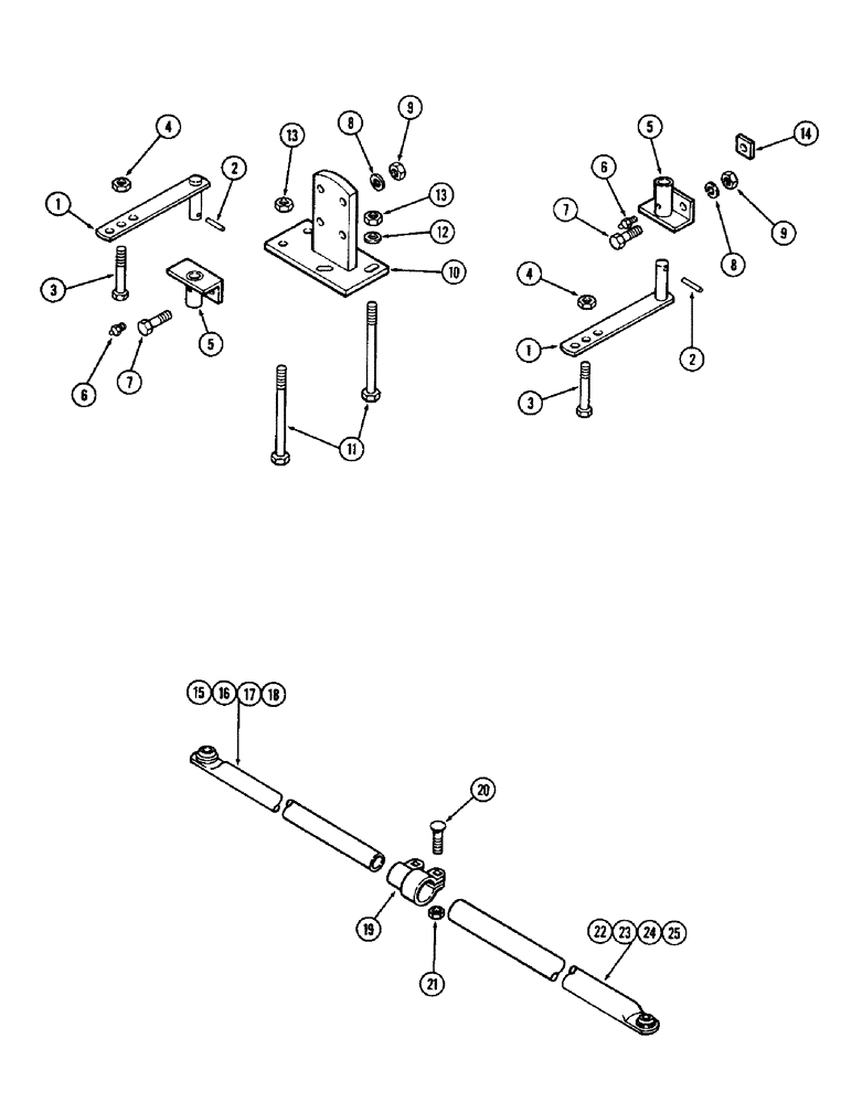 Схема запчастей Case IH 308 - (08) - STEERING PIPES AND PIVOT 