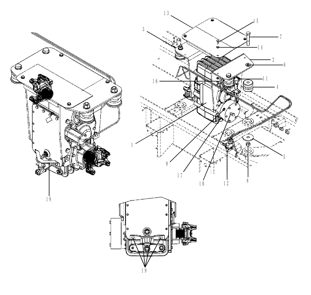Схема запчастей Case IH TITAN 4520 - (03-005) - AUX TRANSMISSION GROUP, TITAN 4020 & TITAN 4520 (03) - TRANSMISSION