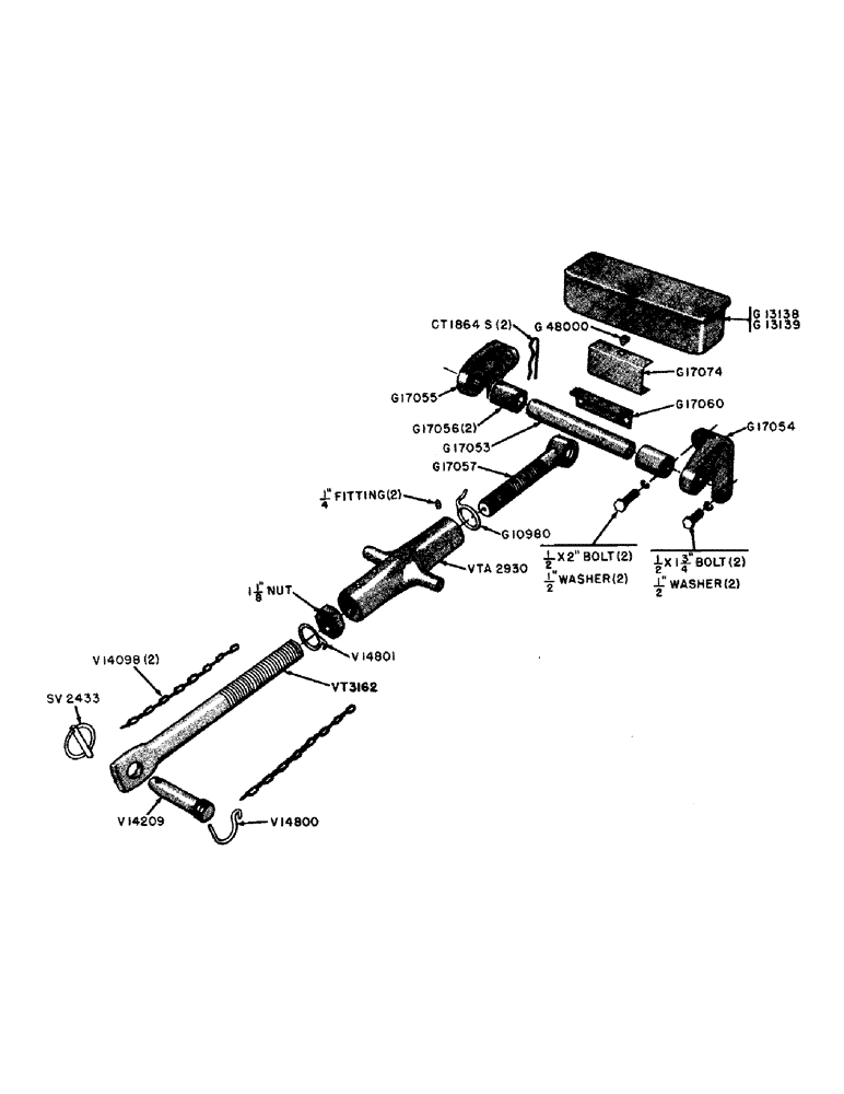 Схема запчастей Case IH 500B-SERIES - (115) - EAGLE HITCH TURNBUCKLE AND TOOL BOX (06) - POWER TRAIN