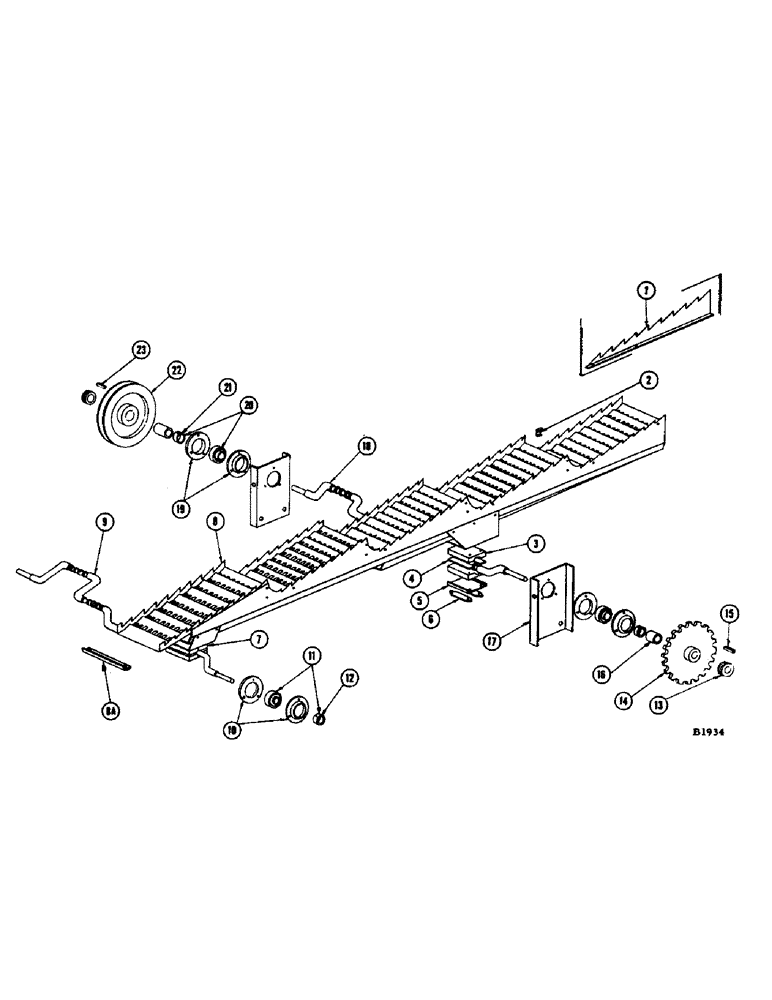 Схема запчастей Case IH 1060 - (146) - STRAWWALKER (72) - SEPARATION