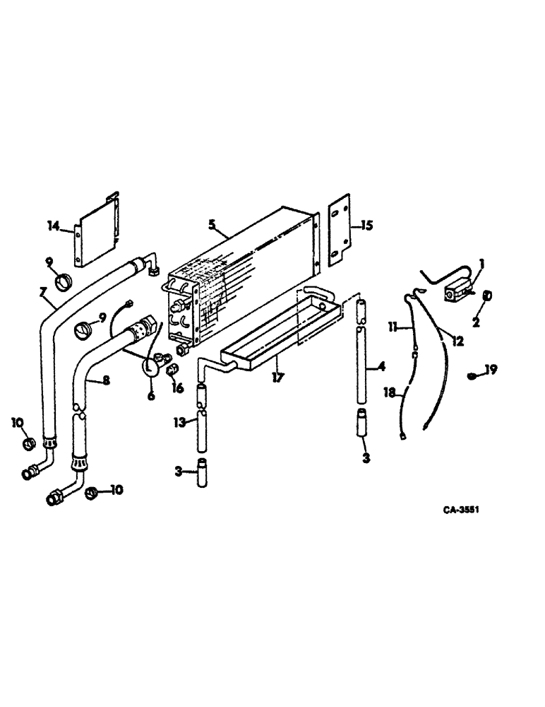 Схема запчастей Case IH 815 - (13-16) - SUPERSTRUCTURE, OPERATORS CAB EVAPORATOR (05) - SUPERSTRUCTURE