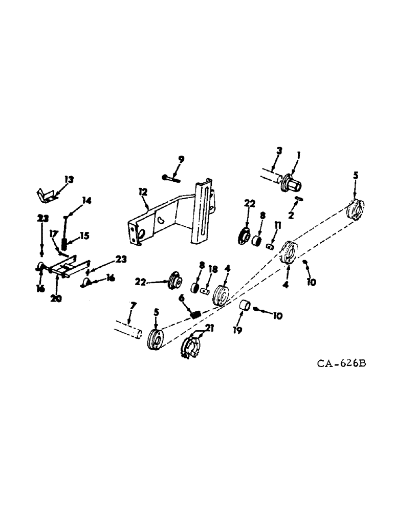 Схема запчастей Case IH 815 - (R-27) - SEPARATOR, VARIABLE CYLINDER CHAIN AND SPROCKET DRIVE Separation