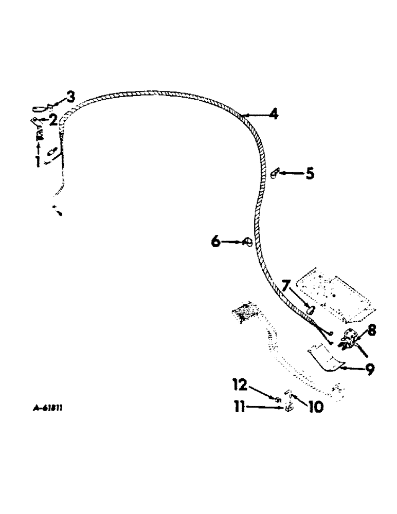 Схема запчастей Case IH 606 - (095) - ELECTRICAL SYSTEM, SAFETY STARTING SWITCH (06) - ELECTRICAL SYSTEMS
