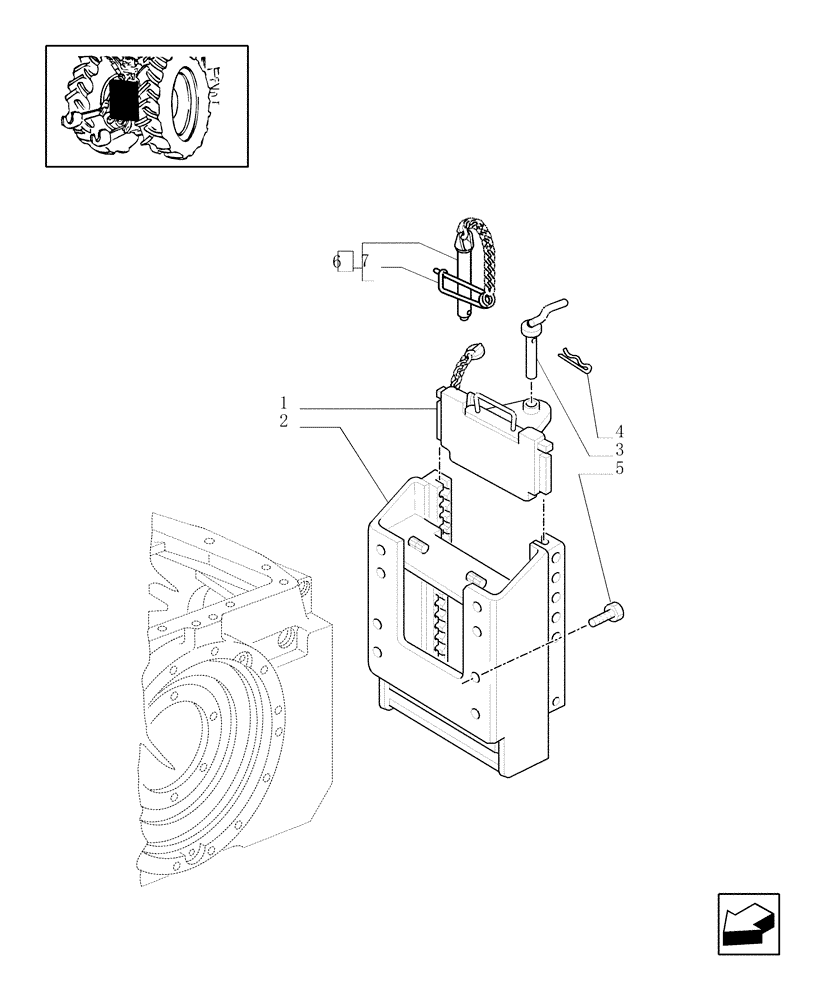 Схема запчастей Case IH MXM120 - (1.89.1) - (VAR.926-928) SLIDING HITCH WITHOUT DRAWBAR (09) - IMPLEMENT LIFT