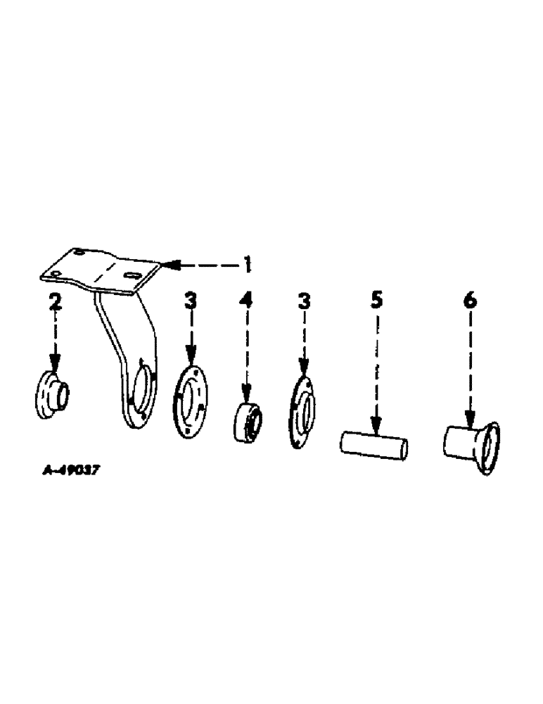 Схема запчастей Case IH 37 - (D-22) - HEAVY DUTY ANTI-FRICTION BEARINGS, SPECIAL, 1955 TO 1961 