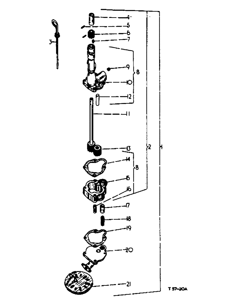 Схема запчастей Case IH 276 - (1-15) - LUBRICATION SYSTEM (02) - ENGINE