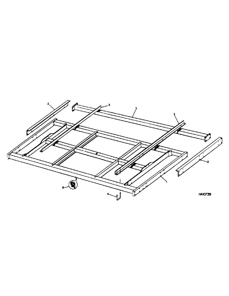 Схема запчастей Case IH 60 - (A-02) - FRAME, 10 AND 13 FOOT 