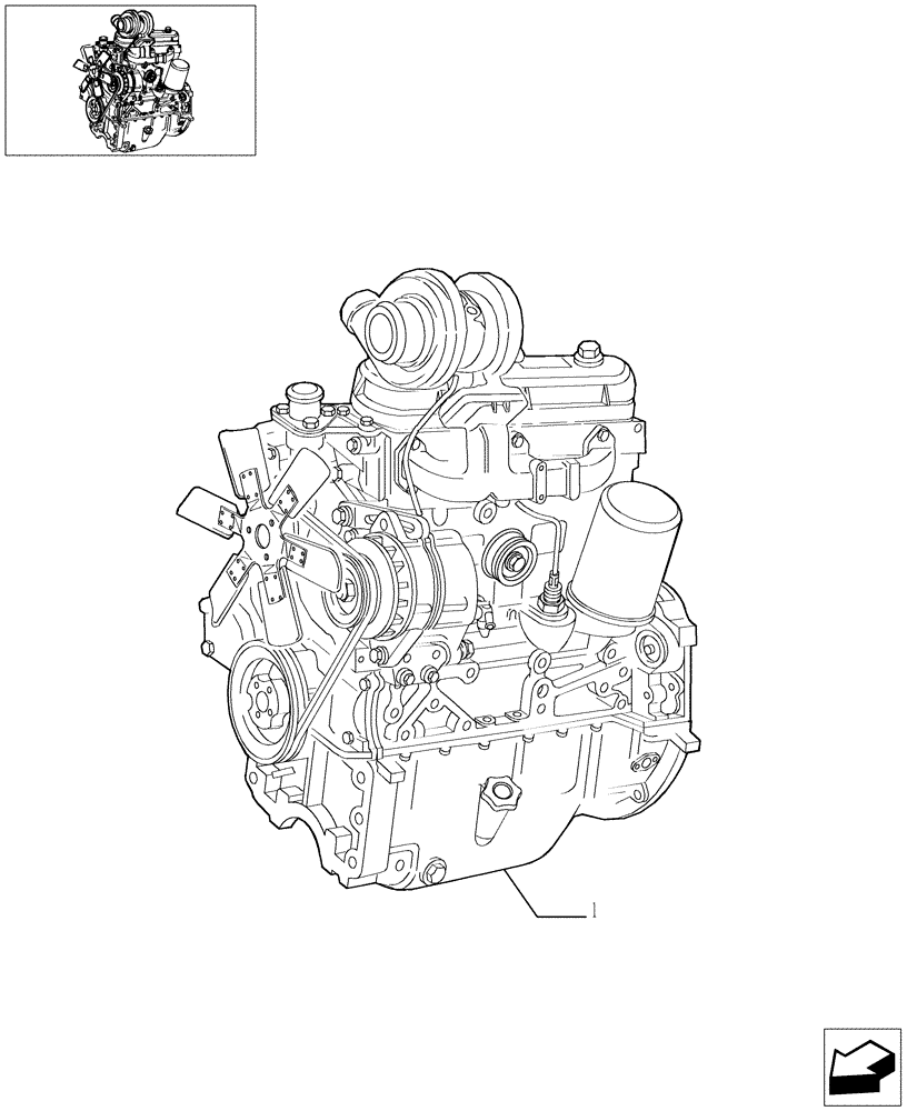 Схема запчастей Case IH JX70 - (0.02.1/01) - FPT ENGINE (01) - ENGINE