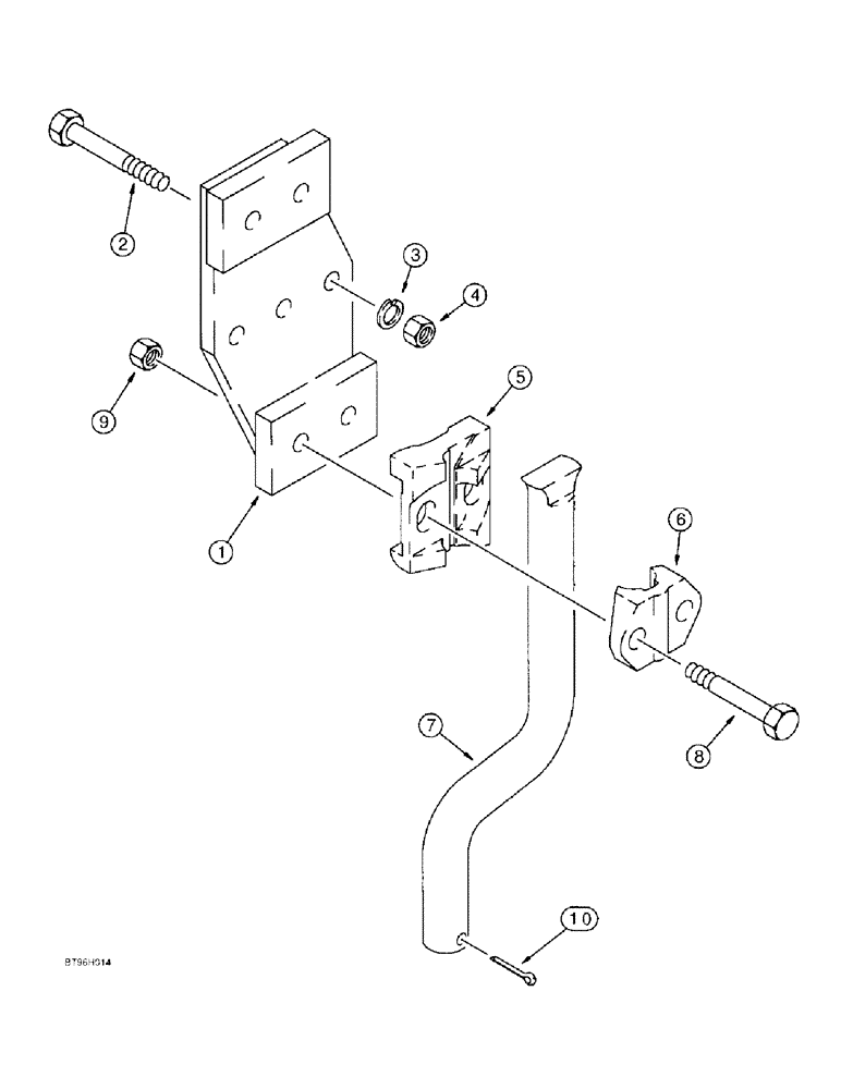 Схема запчастей Case IH 145 - (09-07) - REAR BEAM COULTER SHANKS AND CLAMPS, AUTOMATIC TRIP BEAM PLOW (09) - CHASSIS/ATTACHMENTS