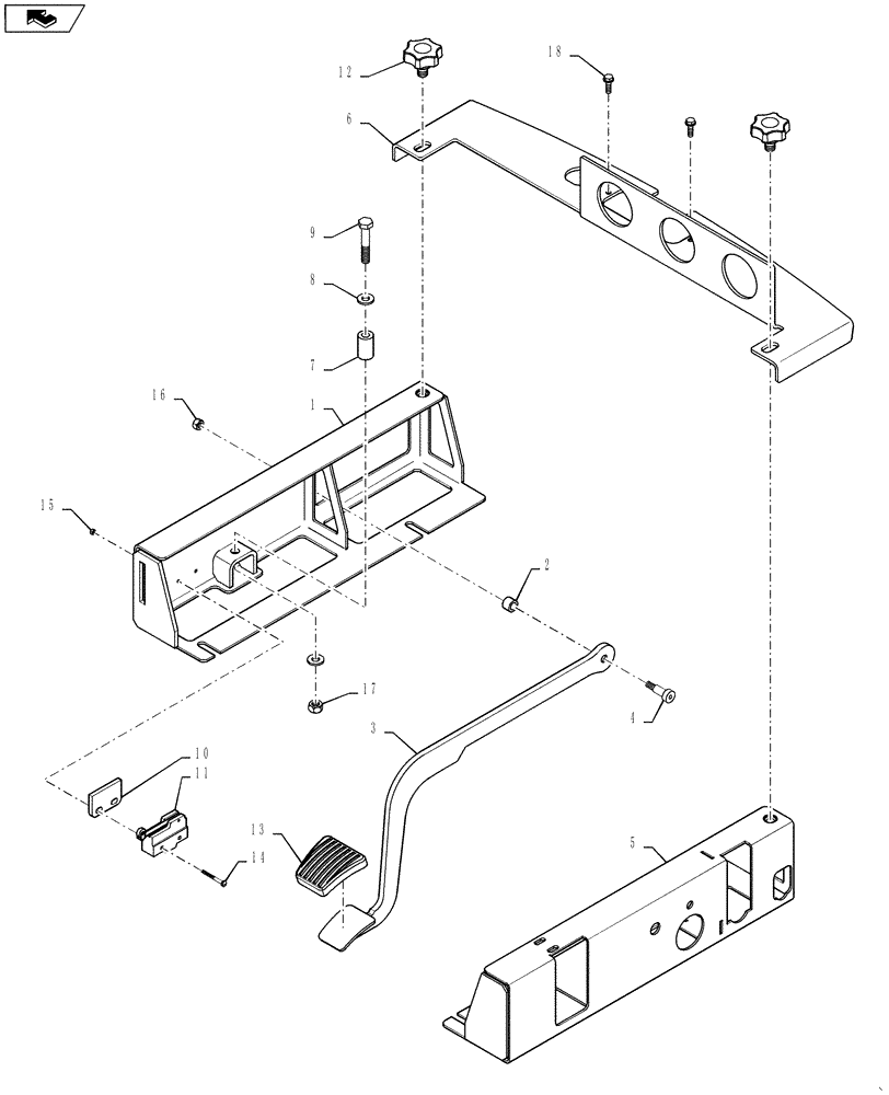Схема запчастей Case IH 4420 - (01-052) - TRACTION CONTROL GROUP Cab Interior