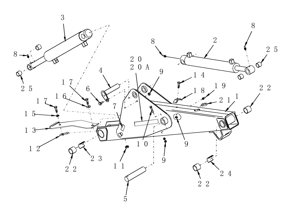 Схема запчастей Case IH 758C - (08) - BOOM - 758C 