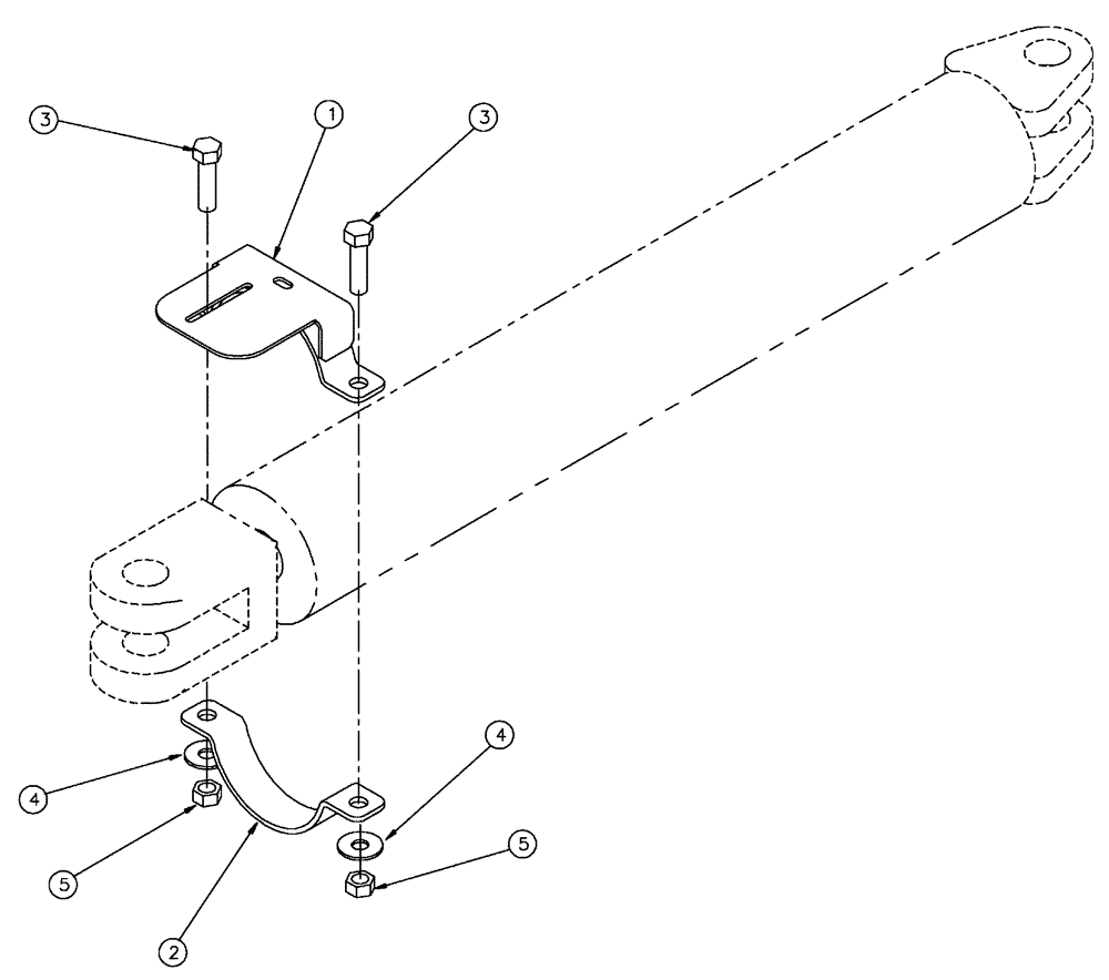 Схема запчастей Case IH FLX610 - (03-028) - AIR STABILIZER MOUNTS (09) - BOOMS