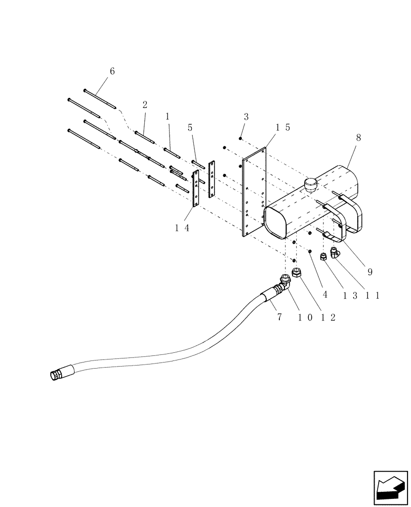 Схема запчастей Case IH ADX3260 - (B.90.A[05]) - PTO OPTION - TBH COMPLETION B - Power Production