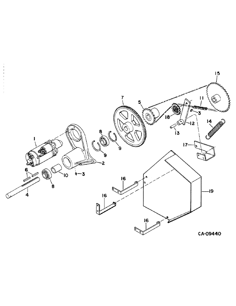 Схема запчастей Case IH 1460 - (33-15) - FEEDER, FEEDER REVERSER, MACHINES WITH OUT ROCK TRAP (13) - FEEDER