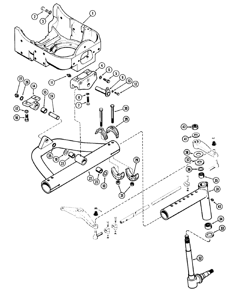 Схема запчастей Case IH 930-SERIES - (085A) - ADJUSTABLE FRONT AXLE, GENERAL PURPOSE MODELS, USED TRACTOR SERIAL NUMBERS 8300290 THRU 8339077 (06) - POWER TRAIN
