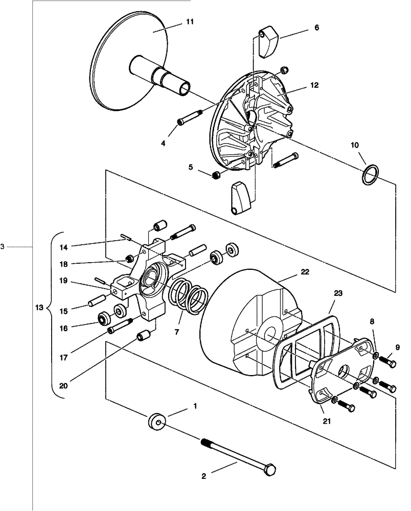 Схема запчастей Case IH SCOUT XL - (18.110.050[01]) - DRIVE CLUTCH & DISC ASSY (BEFORE JAN 30 2011) (18) - CLUTCH