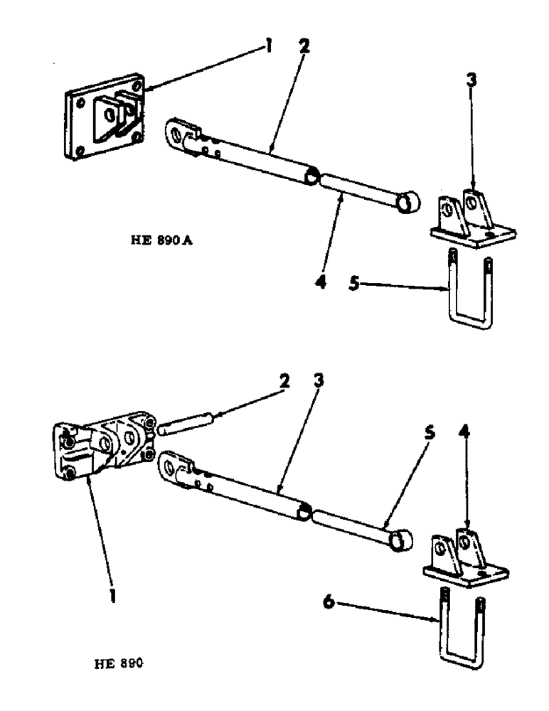 Схема запчастей Case IH 55 - (B-13) - VERTICAL LIMITER, 7 FOOT AND 11 FOOT, BUILT PRIOR TO JULY 1972 SEASON 