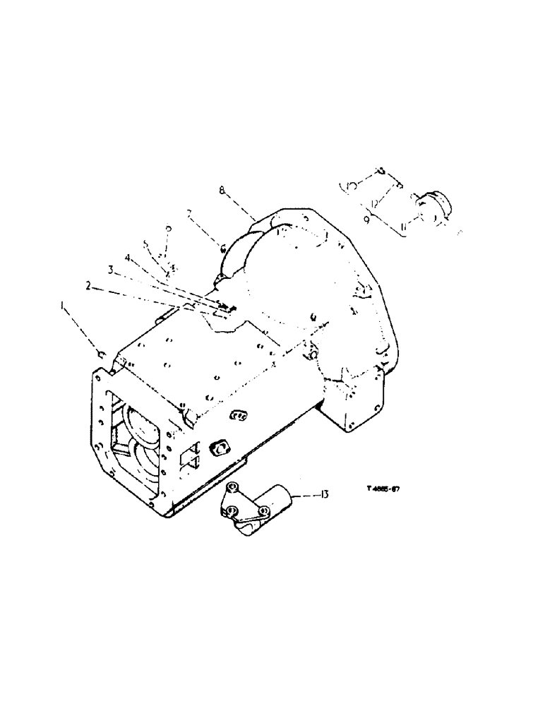 Схема запчастей Case IH 354 - (6-64) - ATTACHMENTS, CLUTCH HOUSING, MOWER DRIVE ATTACHMENTS Attachments