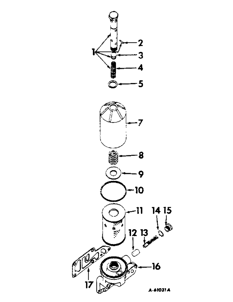 Схема запчастей Case IH 414 - (293) - OIL FILTER, CARTRIDGE TYPE (10) - ENGINE