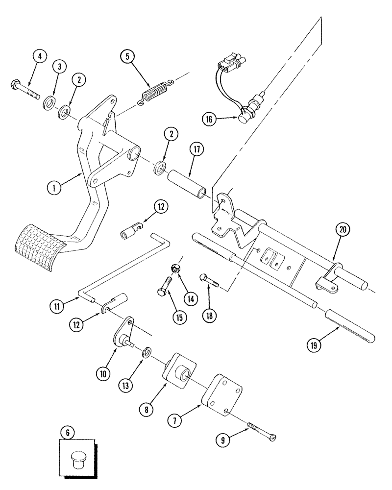 Схема запчастей Case IH STX440 - (06-01) - CLUTCH (06) - POWER TRAIN