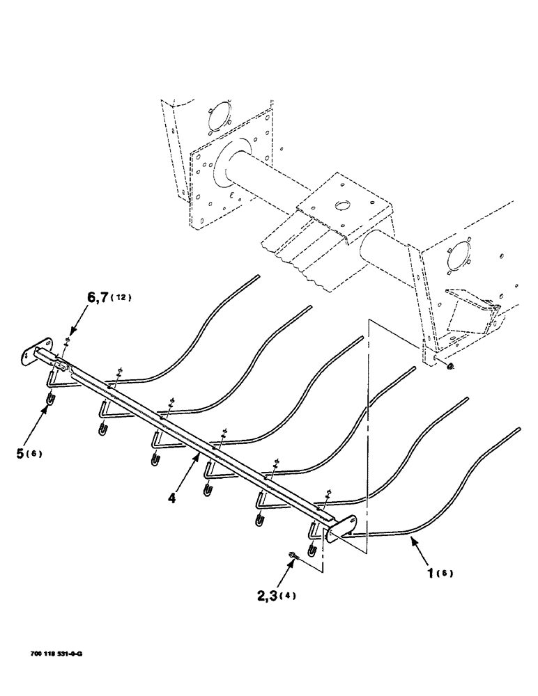 Схема запчастей Case IH 8460 - (3-02) - WINDGUARD ASSEMBLY Pickup