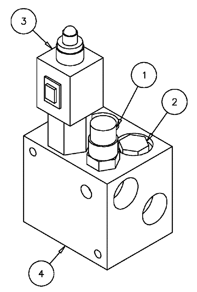 Схема запчастей Case IH FLX610 - (04-003) - VALVE, PRODUCT CONTROL Hydraulic Plumbing