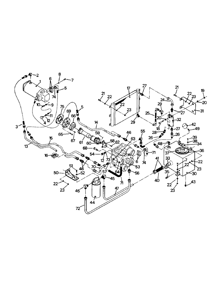 Схема запчастей Case IH PT270 - (10-06) - PT 225, PT 250 & PT 270, PTO HYDRAULIC SYSTEM Options & Miscellaneous