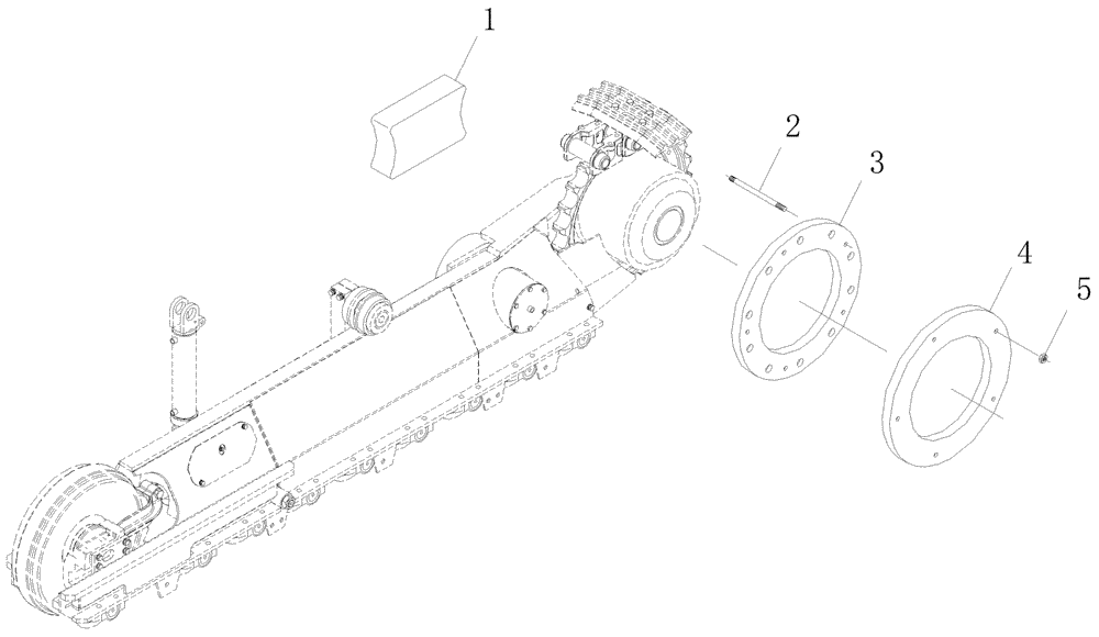 Схема запчастей Case IH A7000 - (A10.03[01]) - Stability Kit {7700} (04) - STEERING